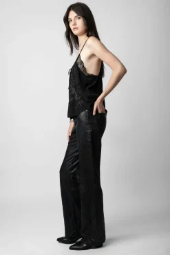 Chemises Et Hauts^Zadig & Voltaire Caraco Capela En Soie A Strass