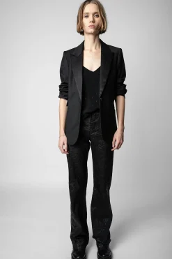 Chemises Et Hauts^Zadig & Voltaire Caraco Casel Doux Strass