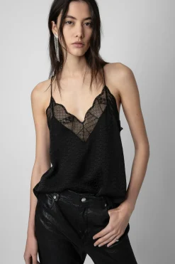 Chemises Et Hauts^Zadig & Voltaire Caraco Christy En Soie Jacquard
