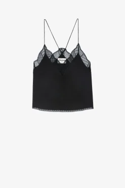 Chemises Et Hauts^Zadig & Voltaire Caraco Court En Soie Christy