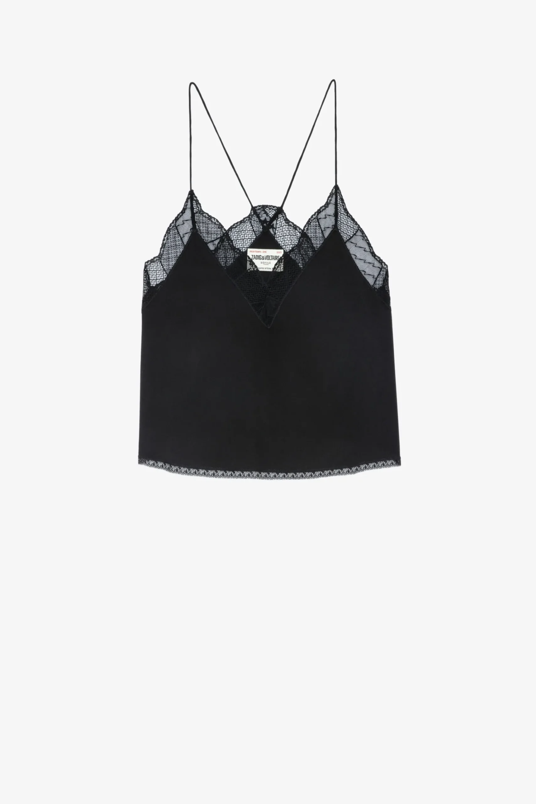Chemises Et Hauts^Zadig & Voltaire Caraco Court En Soie Christy