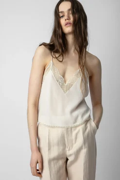 Chemises Et Hauts^Zadig & Voltaire Caraco Court En Soie Christy