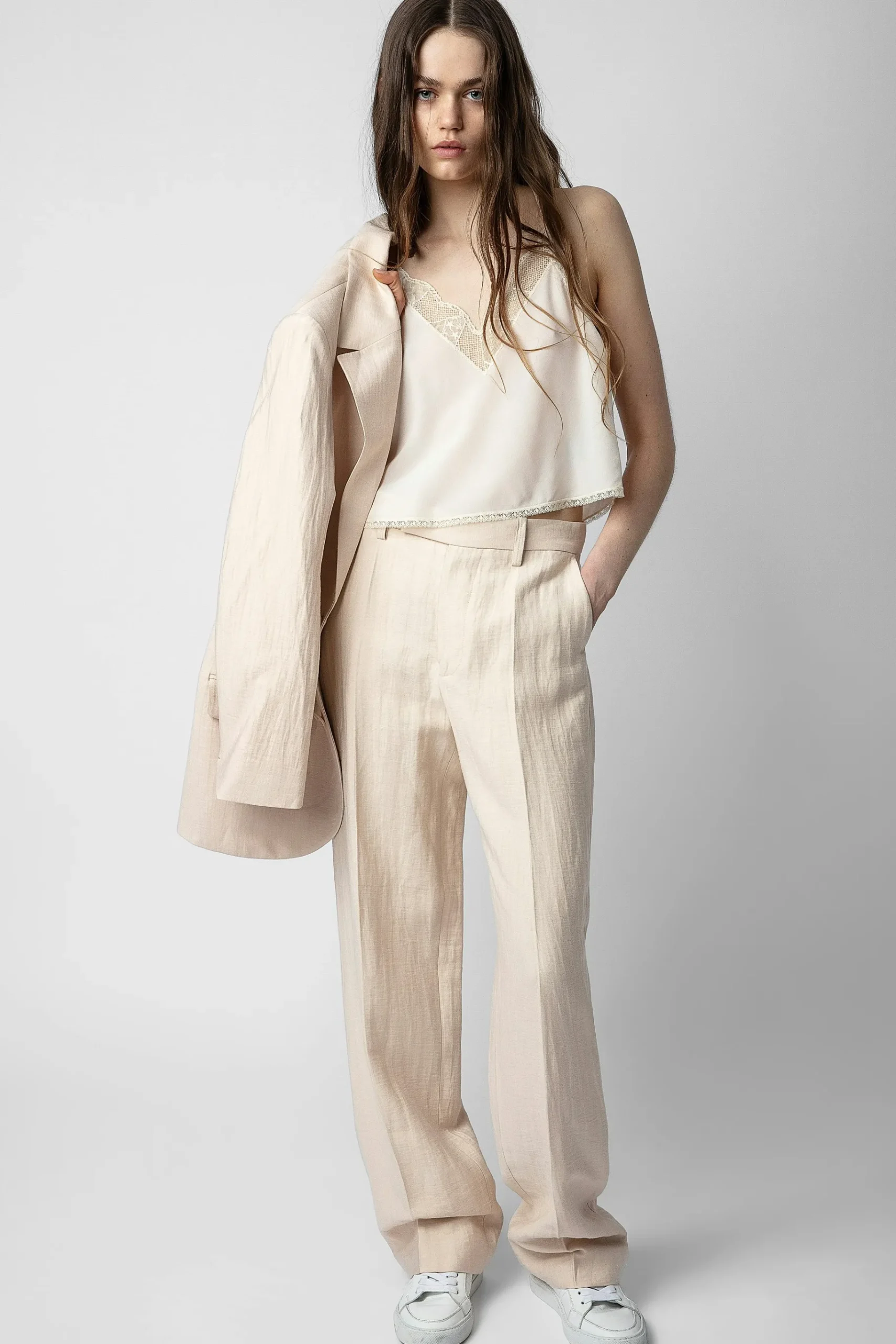 Chemises Et Hauts^Zadig & Voltaire Caraco Court En Soie Christy