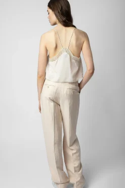 Chemises Et Hauts^Zadig & Voltaire Caraco Court En Soie Christy