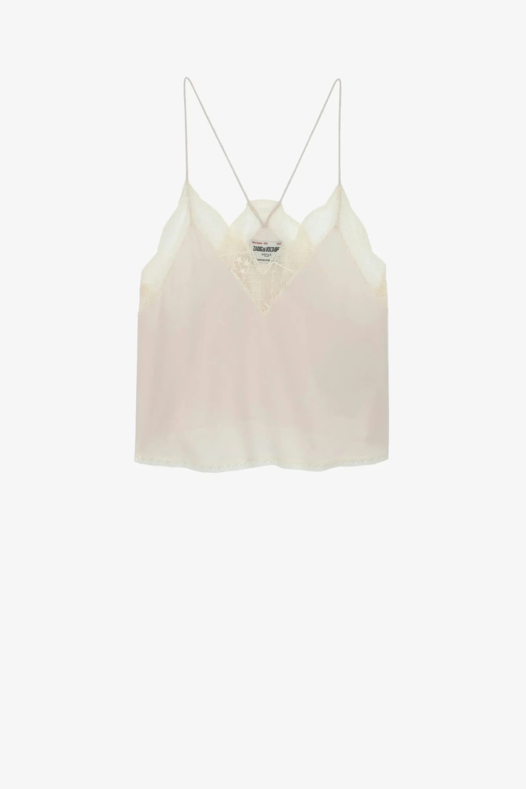 Chemises Et Hauts^Zadig & Voltaire Caraco Court En Soie Christy