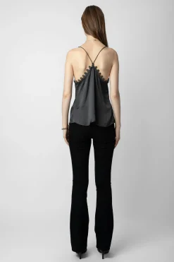 Chemises Et Hauts^Zadig & Voltaire Caraco En Satin Chrisa