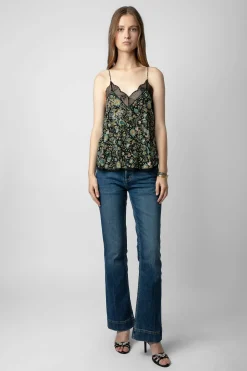 Chemises Et Hauts^Zadig & Voltaire Caraco En Soie A Strass Christy