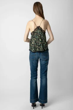 Chemises Et Hauts^Zadig & Voltaire Caraco En Soie A Strass Christy