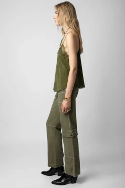 Chemises Et Hauts^Zadig & Voltaire Caraco En Soie Christy