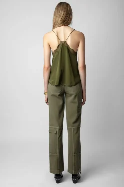 Chemises Et Hauts^Zadig & Voltaire Caraco En Soie Christy