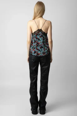 Chemises Et Hauts^Zadig & Voltaire Caraco En Soie Christy Thunder