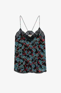 Chemises Et Hauts^Zadig & Voltaire Caraco En Soie Christy Thunder