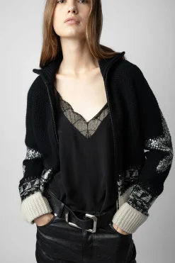 Unisexe^Zadig & Voltaire Cardigan En Cachemire A Paillettes Christa
