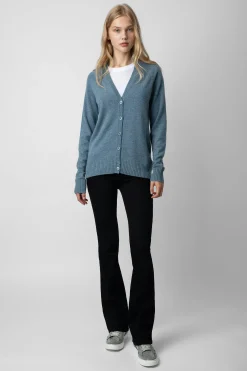 Pulls Et Gilets^Zadig & Voltaire Cardigan En Cachemire A Patch Jim