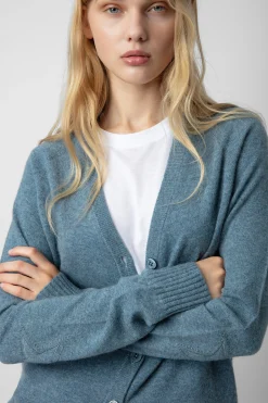 Pulls Et Gilets^Zadig & Voltaire Cardigan En Cachemire A Patch Jim