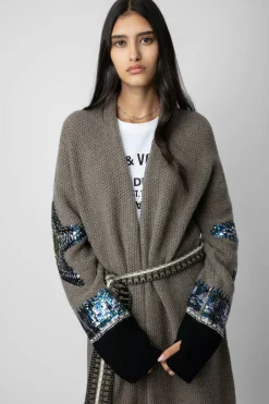 Pulls Et Gilets^Zadig & Voltaire Cardigan En Cachemire A Sequins Rosanny