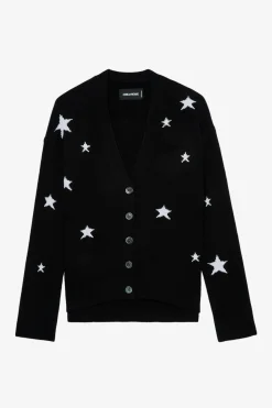 Pulls Et Gilets^Zadig & Voltaire Cardigan En Cachemire Etoiles Mirka