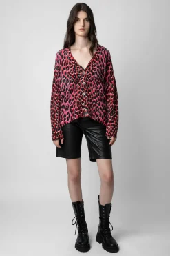 Pulls Et Gilets^Zadig & Voltaire Cardigan En Cachemire Leopard Mirka