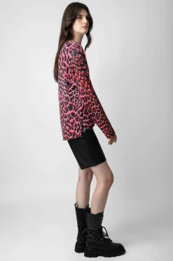 Pulls Et Gilets^Zadig & Voltaire Cardigan En Cachemire Leopard Mirka