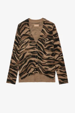 Pulls Et Gilets^Zadig & Voltaire Cardigan En Cachemire Mirka Tigre