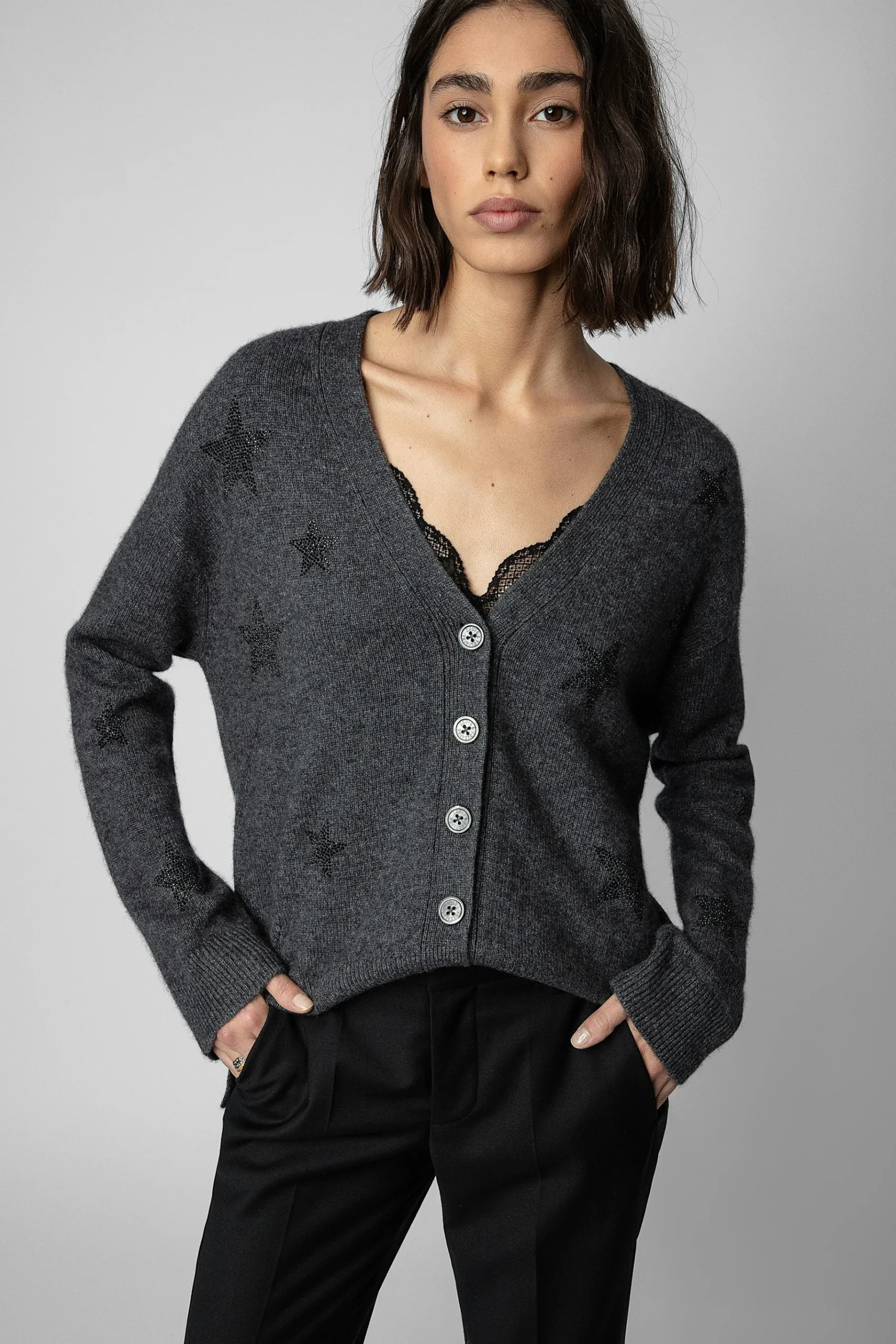 Pulls Et Gilets^Zadig & Voltaire Cardigan En Cachemire Mirka