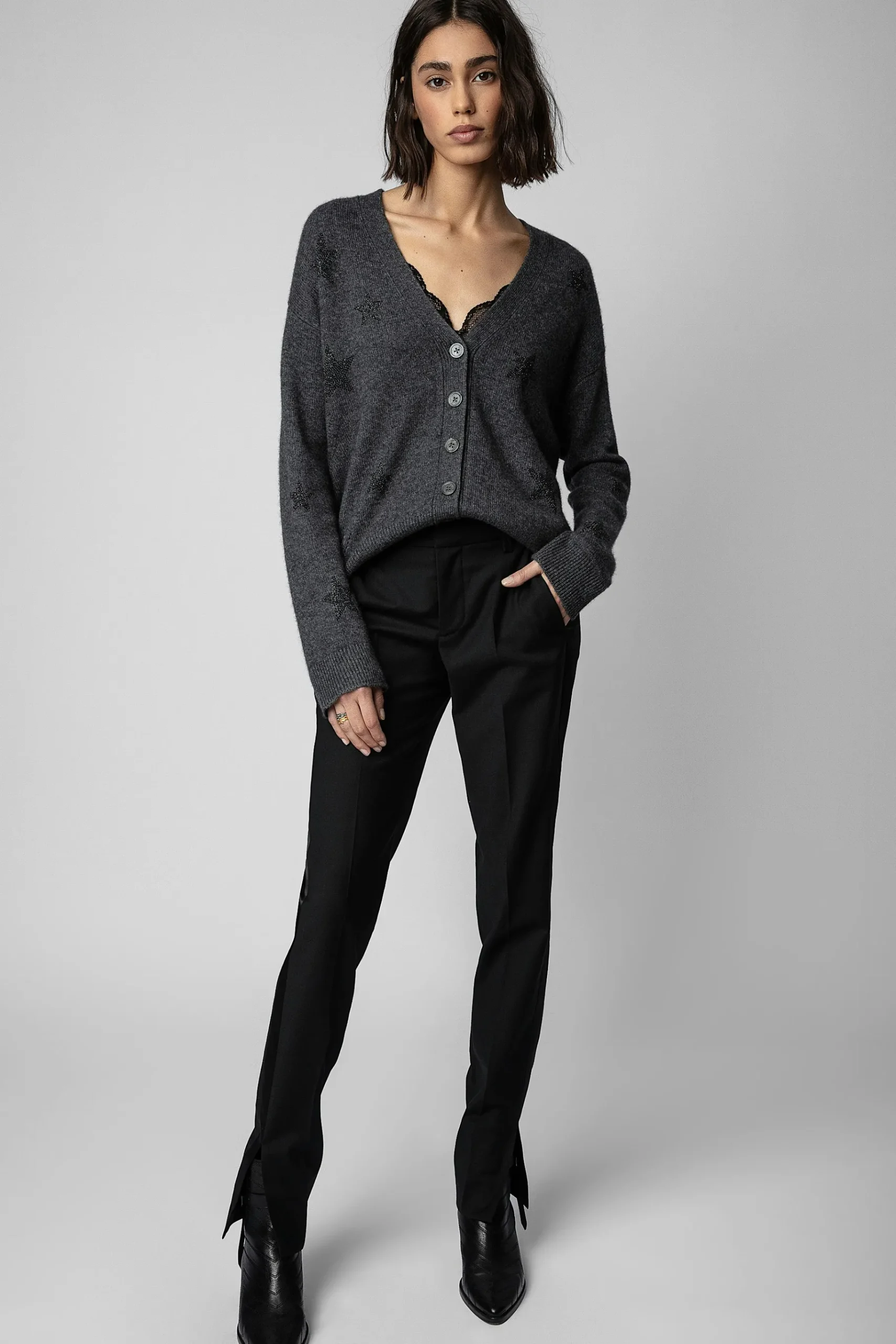 Pulls Et Gilets^Zadig & Voltaire Cardigan En Cachemire Mirka