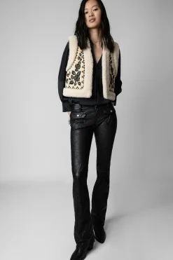 Manteaux Et Vestes^Zadig & Voltaire Cardigan Feti En Peau De Mouton