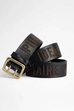 Ceintures^Zadig & Voltaire Ceinture A Timbre Buckley