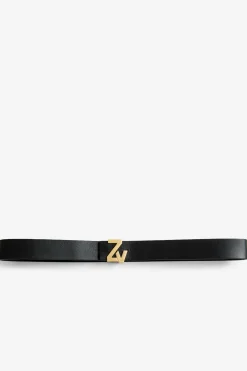Ceintures^Zadig & Voltaire Ceinture La Mini Ceinture Zv Initiale