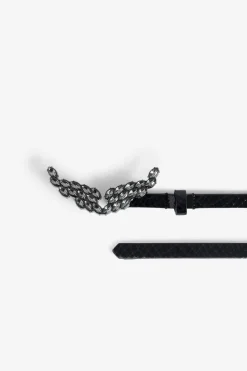 Ceintures^Zadig & Voltaire Ceinture Sauvage Brillante Rock Chain