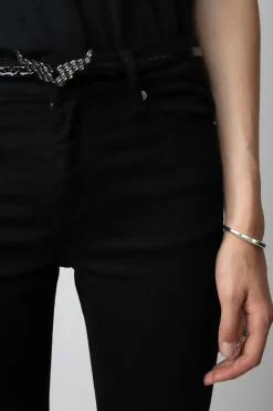 Ceintures^Zadig & Voltaire Ceinture Sauvage Brillante Rock Chain