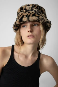 Casquettes Et Chapeaux^Zadig & Voltaire Chapeau Bob Leopard Sauvage