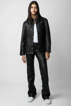 Chemises Et Hauts^Zadig & Voltaire Chemise En Cuir Thelma
