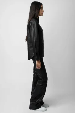 Chemises Et Hauts^Zadig & Voltaire Chemise En Cuir Thelma