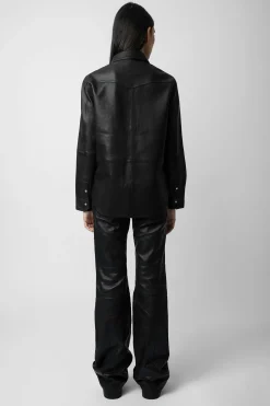 Chemises Et Hauts^Zadig & Voltaire Chemise En Cuir Thelma
