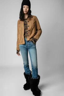 Manteaux Et Vestes^Zadig & Voltaire Chemise En Daim Toi