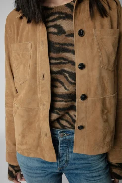 Manteaux Et Vestes^Zadig & Voltaire Chemise En Daim Toi