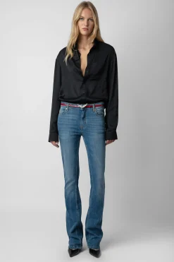 Unisexe^Zadig & Voltaire Chemise En Satin Tyrone