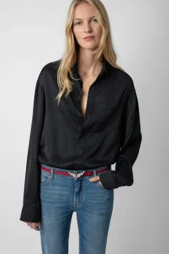 Unisexe^Zadig & Voltaire Chemise En Satin Tyrone