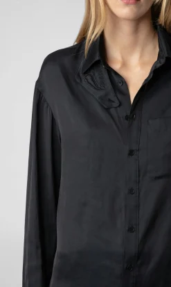 Unisexe^Zadig & Voltaire Chemise En Satin Tyrone