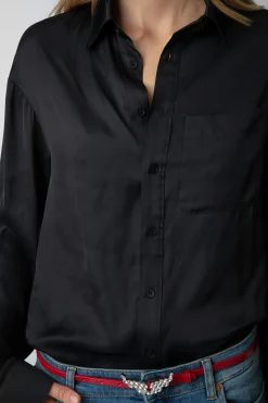 Unisexe^Zadig & Voltaire Chemise En Satin Tyrone