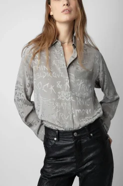 Chemises Et Hauts^Zadig & Voltaire Chemise En Soie Jacquard Morning