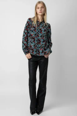 Chemises Et Hauts^Zadig & Voltaire Chemise En Soie Tchin Thunder