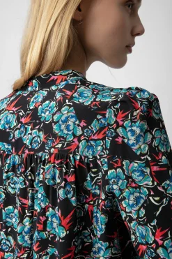 Chemises Et Hauts^Zadig & Voltaire Chemise En Soie Tchin Thunder