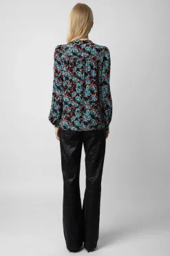 Chemises Et Hauts^Zadig & Voltaire Chemise En Soie Tchin Thunder