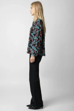 Chemises Et Hauts^Zadig & Voltaire Chemise En Soie Tchin Thunder