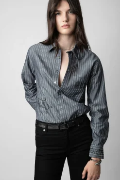 Chemises Et Hauts^Zadig & Voltaire Chemise Taskiz Diamantee