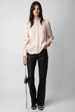Chemises Et Hauts^Zadig & Voltaire Chemisier En Satin Delicat