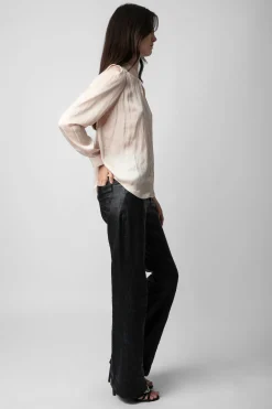 Chemises Et Hauts^Zadig & Voltaire Chemisier En Satin Delicat