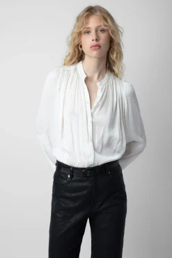 Chemises Et Hauts^Zadig & Voltaire Chemisier En Satin Tchin